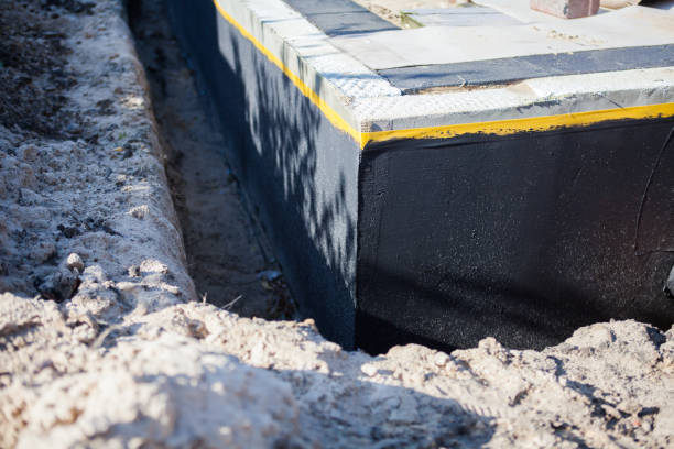 Residential Exterior Waterproofing installation at a Clifton, TN home by SJ Waterproofing Pros